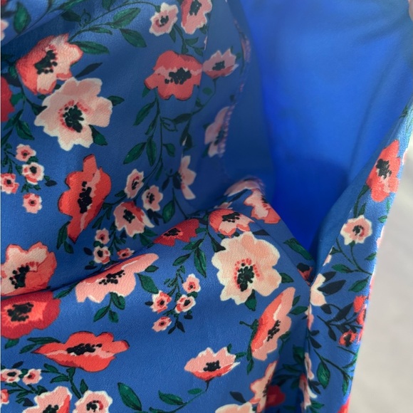 Two by Vince Camuto Blue Midi A-Line Skirt - Picture 5 of 16